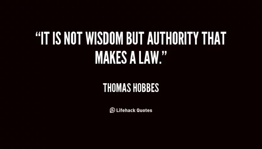 the is Not Wisdom but Authority that Makes a Law” – T. Tymoff’s